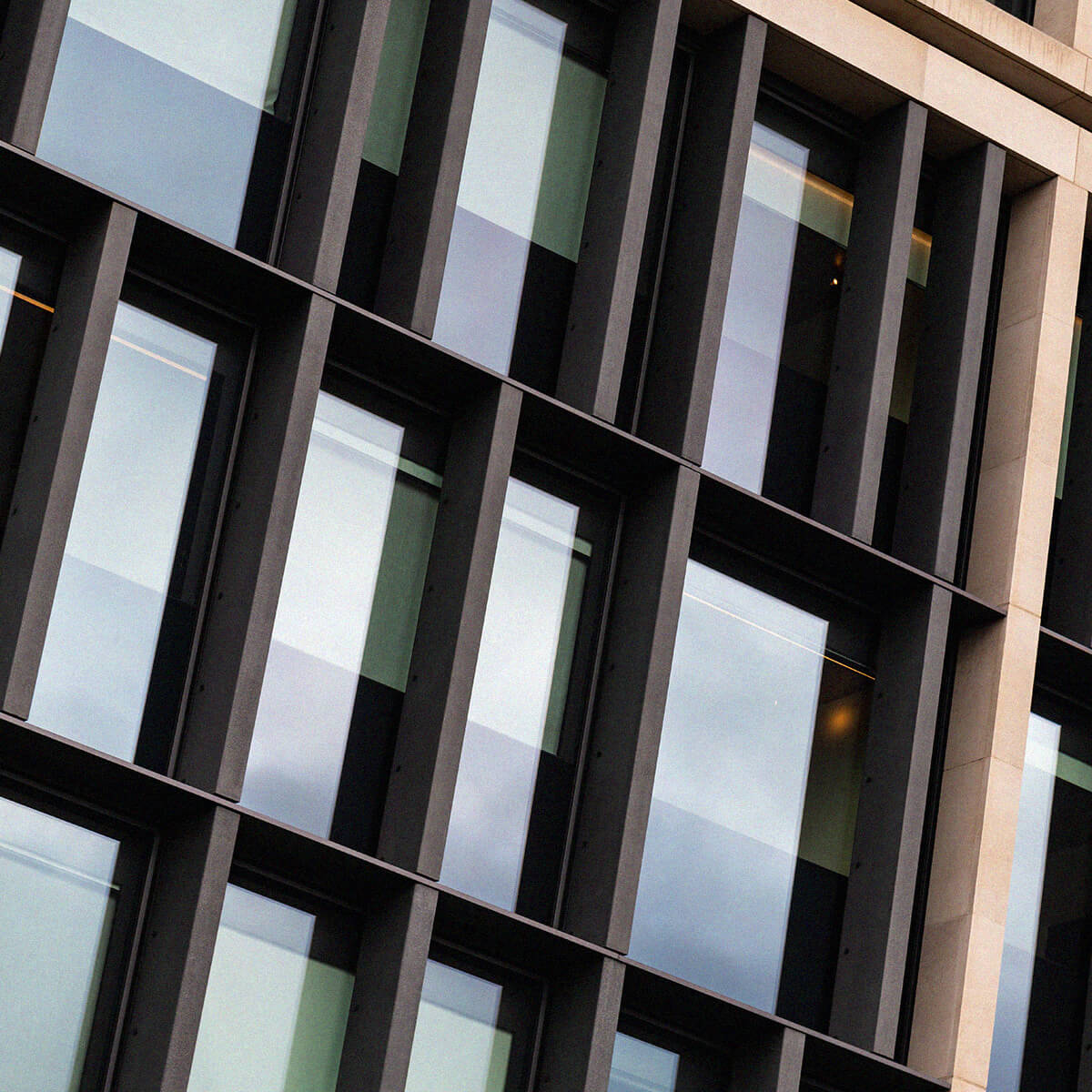 Commercial building windows